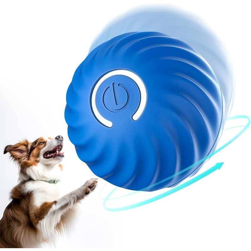 Automatic Moving Dog Ball - USB 스마트 강아지 인터랙티브 씹는 장난감