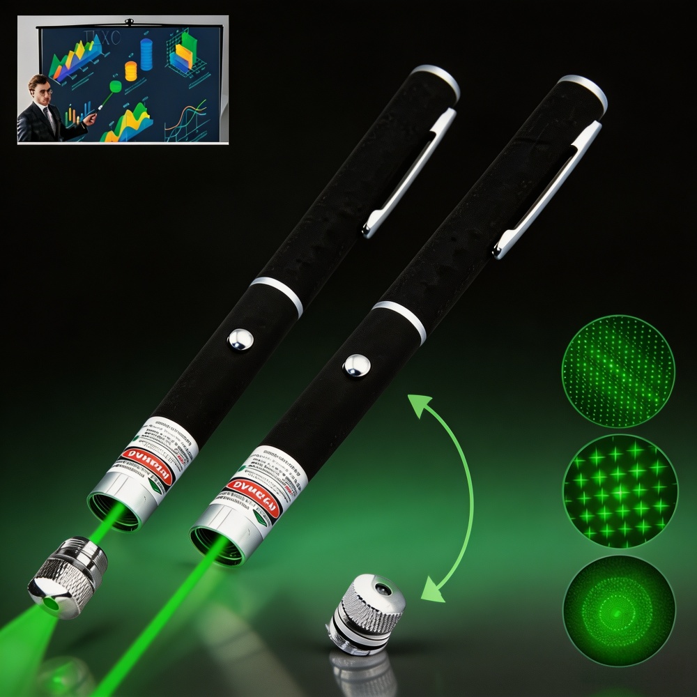 Laser Pointer Cat Toy Automatic - (배터리 미포함) 녹색/빨간색 레이저 포인터 교육용