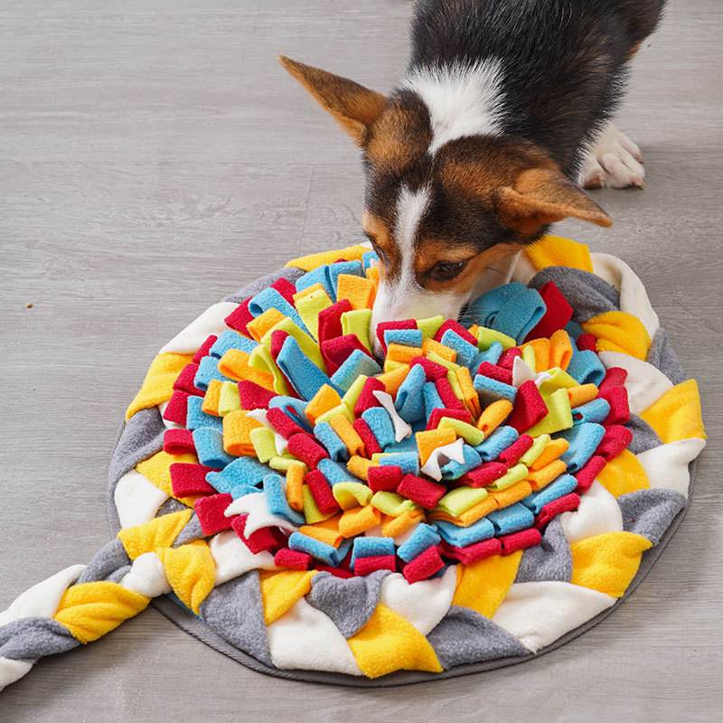 Snuffle Mat For Dogs - 강아지 후각 훈련 매트, 느린 급식