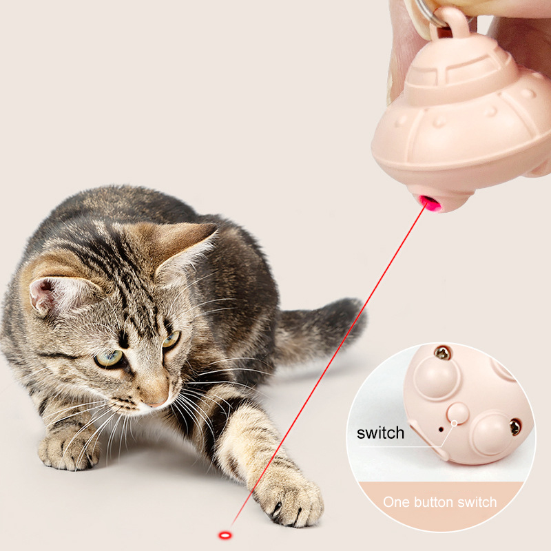 Laser Pointer Cat Toy Automatic - 고양이 레이저 장난감 포인터 고양이 목걸이