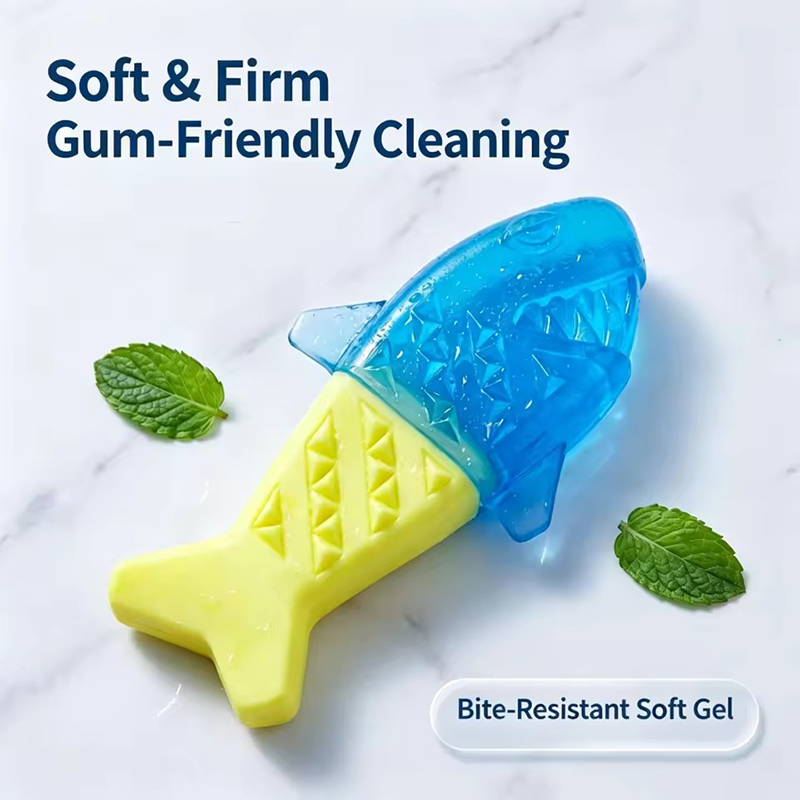 Teeth Cleaning Dog Chew Bone - 애완동물 물고기 뼈 모양 TPR 강아지