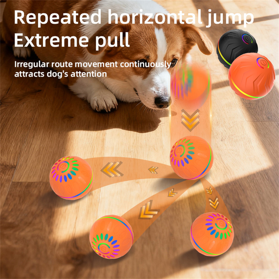 Automatic Moving Dog Ball - 인터랙티브 스마트 강아지 장난감 공 -