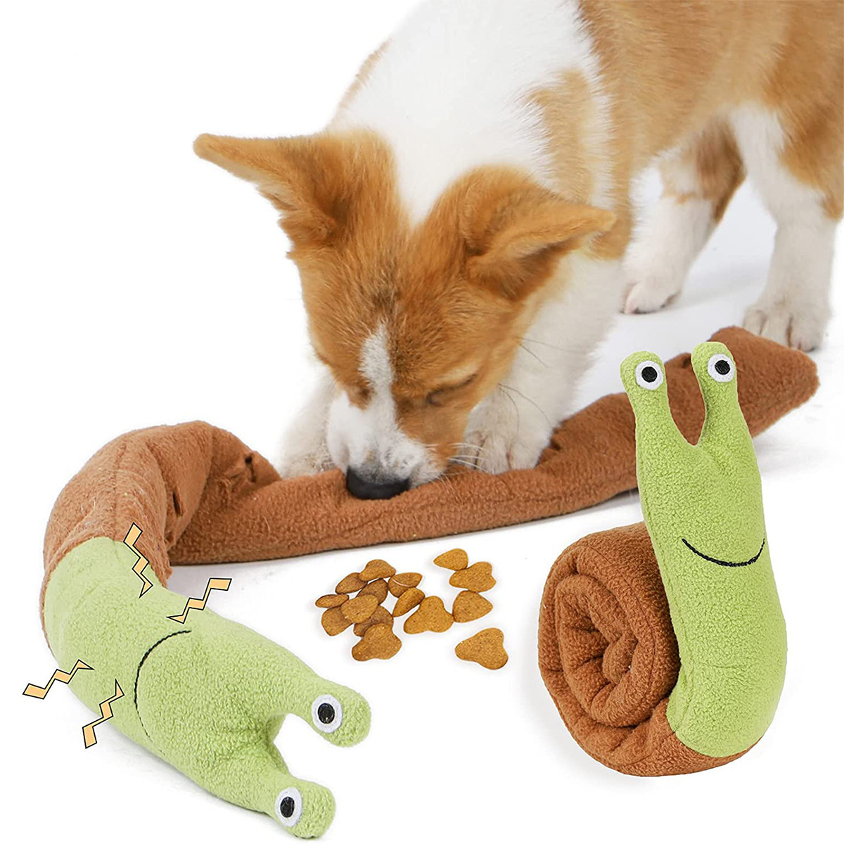 Dog Puzzle Feeder Toy - 강아지 고양이 달팽이 노즈워크 퍼즐 장난감