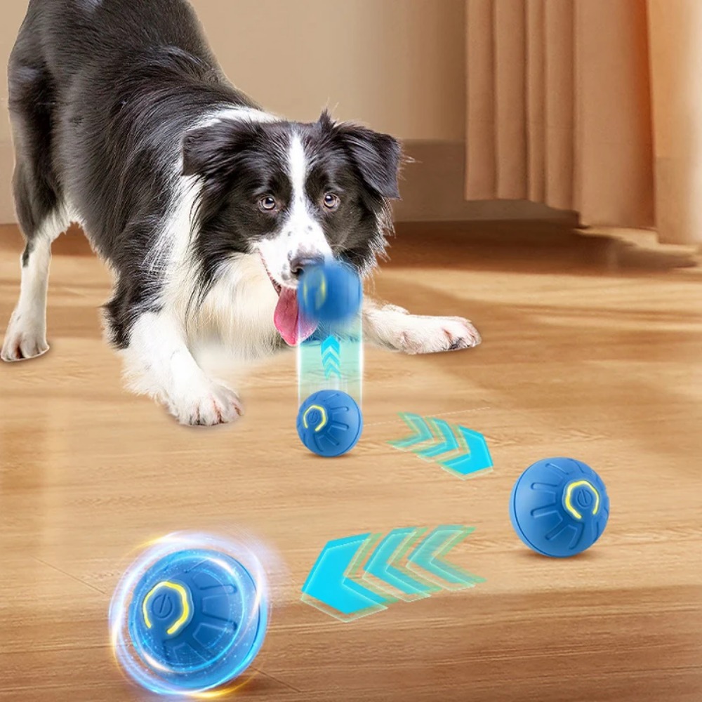 새로운 1pc 자동 이동 개 장난감 공 재료 안전 스마 - Automatic Moving Dog Ball 리뷰 및 가격