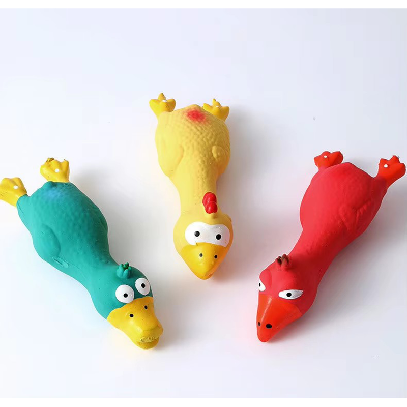 귀여운 강아지 삑삑이 장난감 라텍스 닭 모양 내구성 있 - Interactive Squeaky Plush Dog Toy 리뷰 및 가격