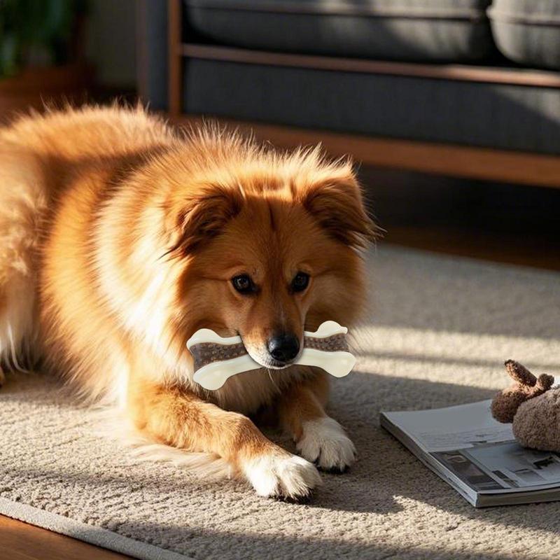 개 뼈 장난감 대화 형 청소 치아 지루함 완화 대화 형 - Teeth Cleaning Dog Chew Bone 리뷰 및 가격