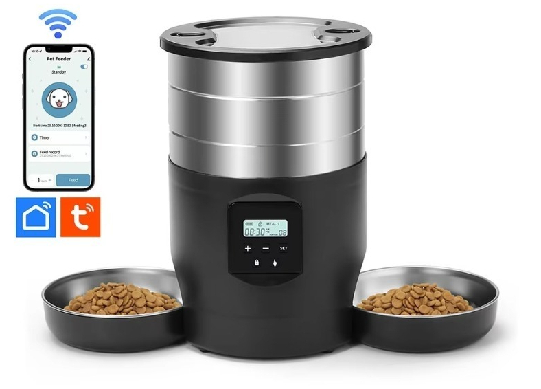 4.5L 자동 스마트 펫 급식기, 시간 및 양량 설정  - Pet Feeders 리뷰 및 가격