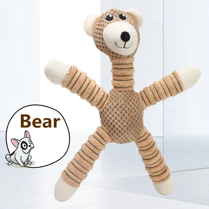 큰 강아지를 위한 튼튼한 삑삑이 장난감, 부드러운 플러 - Indestructible Dog Chew Toy 리뷰 및 가격