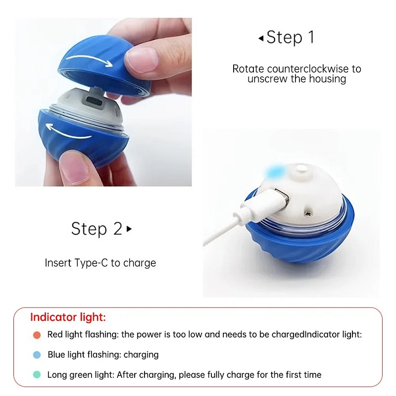 강아지 장난감 공 자동 움직이는 튕기는 롤링볼 USB  - Automatic Moving Dog Ball 리뷰 및 가격
