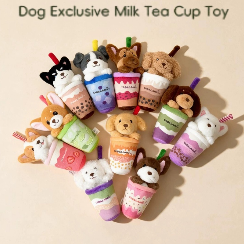 야옴랜드 내구성 있는 삑삑이 스너플 강아지 장난감 부드 - Interactive Squeaky Plush Dog Toy 리뷰 및 가격