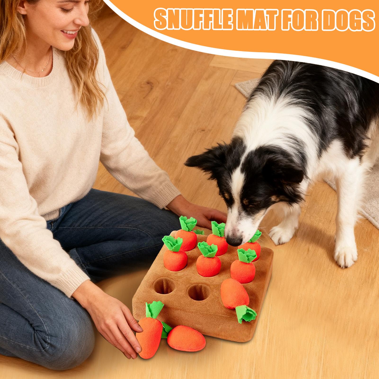 애완동물 당근 인터랙티브 장난감 강아지 장난감 스너플  - Snuffle Mat For Dogs 리뷰 및 가격