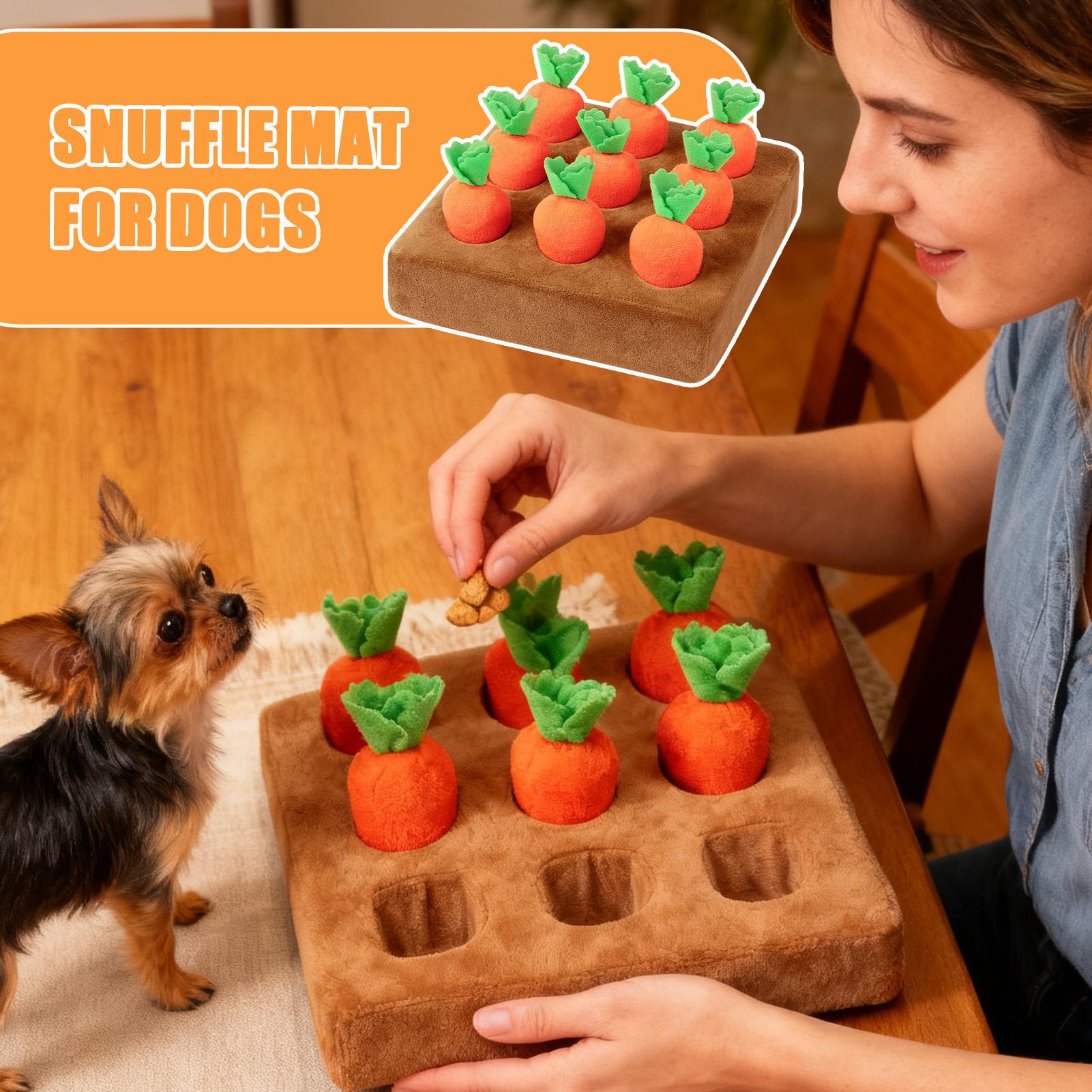 애완동물 당근 인터랙티브 장난감 강아지 장난감 스너플  - Snuffle Mat For Dogs 리뷰 및 가격