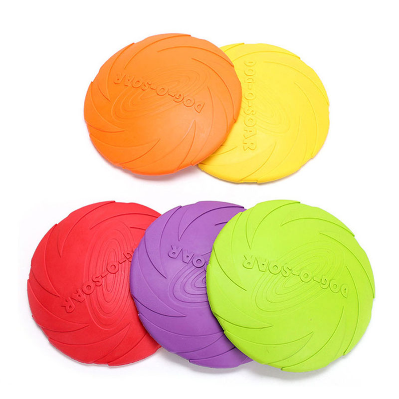 고무 애완 동물 강아지 비행 디스크 접시 장난감 작은  - Flying Disc Dog Training Toy 리뷰 및 가격