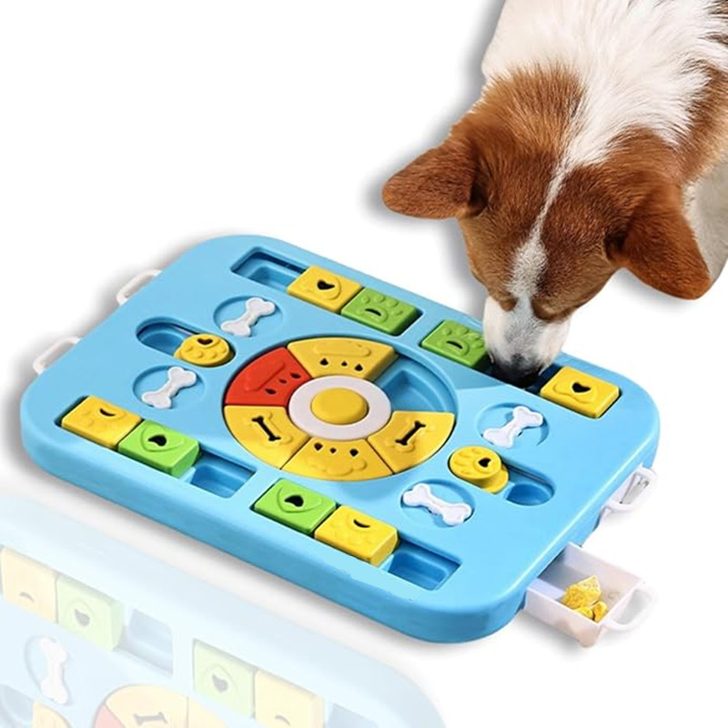 대형, 중형, 소형견 및 고양이용 인터랙티브 강아지 퍼 - Dog Puzzle Feeder Toy 리뷰 및 가격