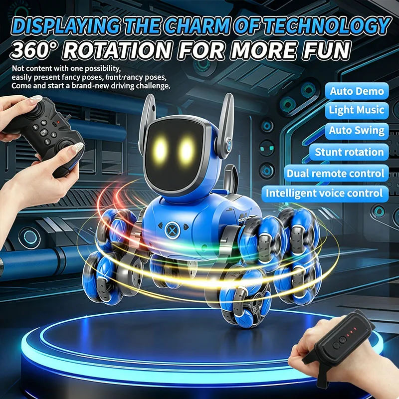 JJRC Q200 2026 RC 로봇 스턴트 강아지 장 - Interactive Squeaky Plush Dog Toy 리뷰 및 가격