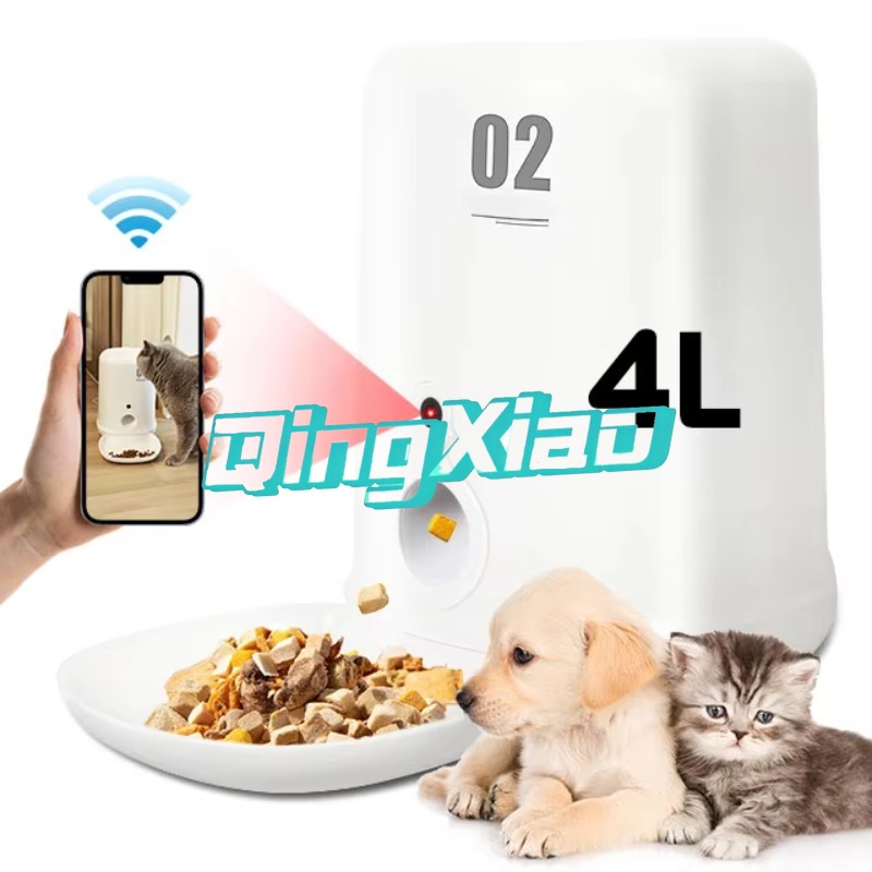 완전 자동 스마트 4L 스테인리스 스틸 반려동물 급식기 - Pet Feeders 리뷰 및 가격