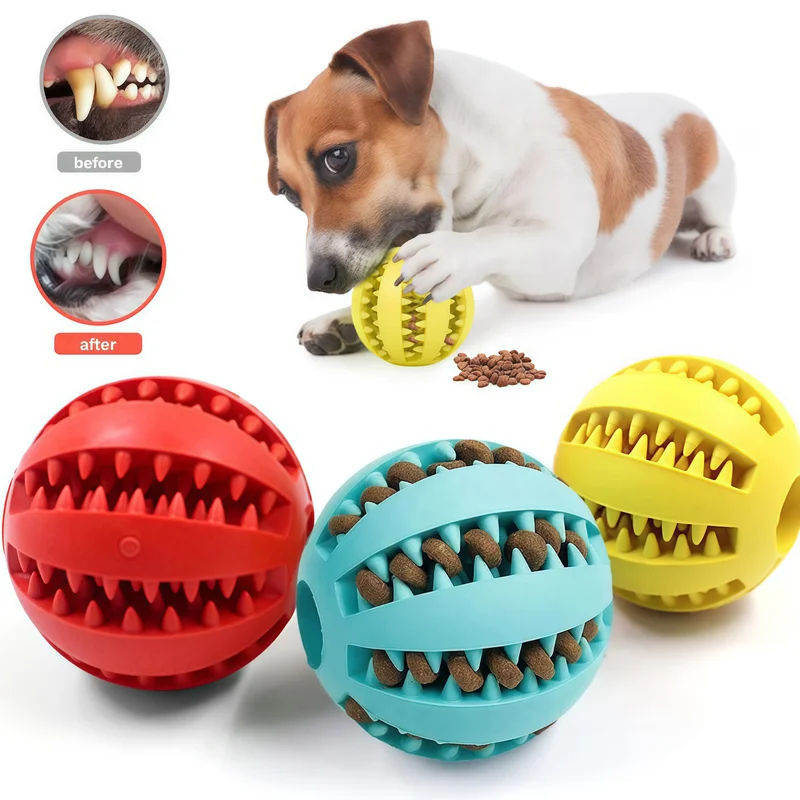 1/2개 강아지 장난감 공, 인터랙티브 고무공, 강아지 - Dog Puzzle Feeder Toy 리뷰 및 가격
